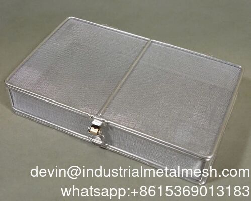Stainless Steel Wire Mesh Basket for Medical Sterilization