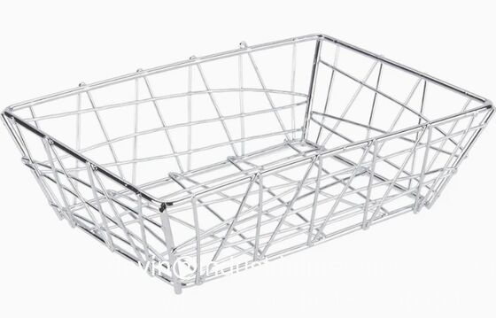 OEM-Design Neues Zuhause Edelstahl Fastfood Bäckerei Brot Eier Lagerkorb