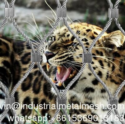 Gewebtes Diamantdrahtseilnetz für Zoozaunschutz