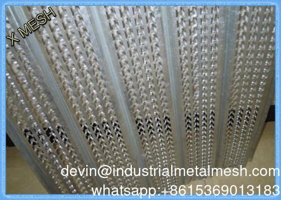 1/8 '' 0.35mm galvanisierte hohe Rippe-Streckmetall-Latte 610X2440 für Bau