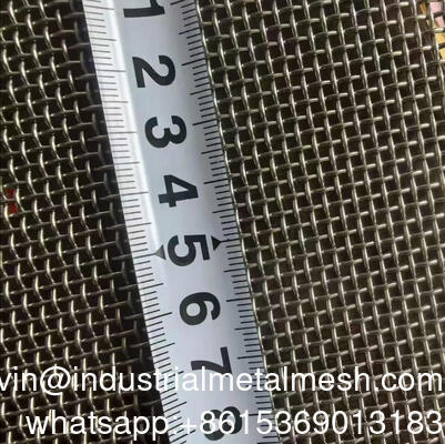 304 Material 090 Diameter Black Stainless Steel Security Window Screen Mesh