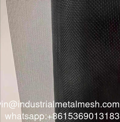 304 Material 090 Diameter Black Stainless Steel Security Window Screen Mesh