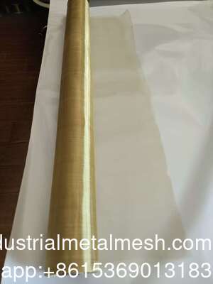 0.25mm ultra feiner kupferner gestrickter Mesh Screen Fabric