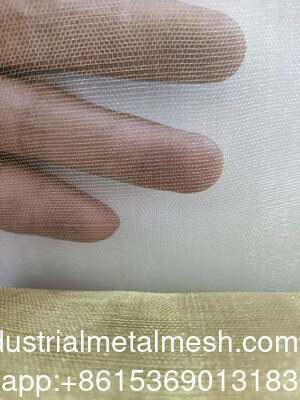 0.25mm ultra feiner kupferner gestrickter Mesh Screen Fabric