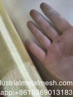 0.25mm ultra feiner kupferner gestrickter Mesh Screen Fabric