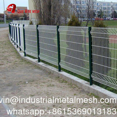 High Quality Outdoor PVC Coated Welded 3D Curved Wire Mesh Fence Garden Fence 3D Fence