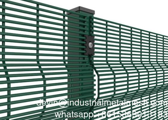 Hochsicherer 358 Anti-Climb Anti Cut Clear-Vu-Maschenzaun, robuster Dekorationszaun