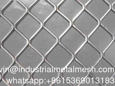 Baustoff Fassadenverkleidung Aluminium-Expandierte Blech-Drahtnetz für Korridor-Treppen-Baffle