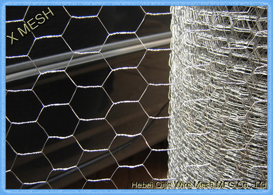 Galvanisierte Sechseck / beschichtetes Huhn Fütterungsdrahtnetz 0,5 mm-1,2 mm Drahtdia