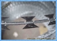 450mm Spulen-Durchmesser galvanisierter Bindedraht-Ziehharmonika-Rasiermesser-Stacheldraht
