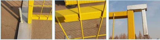 Industrielle 6ft X 8ft temporäre Zaun Pulver beschichtet Finish-Panels starke Klammer