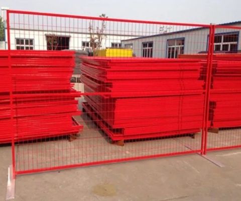 CA Mobile Zaun 6 FTx10 FT Wiederverwendbare verzinkte Paneele oberer Koppler zur Isolierung