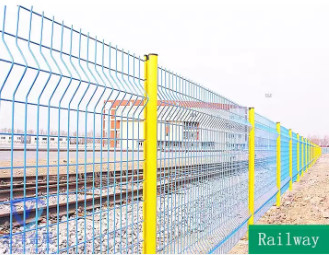 Schirm-PVC der hohen Qualität 50x200mm beschichtete Berufsv faltet 3d geschweißten gebogenen Draht Mesh Metal Panel Garden Fence