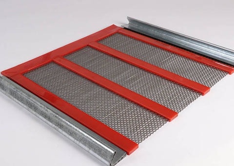 65mn Kohlenstoffstahl-Selbstreinigungs-vibrierender Schirm Mesh Anti Clogging