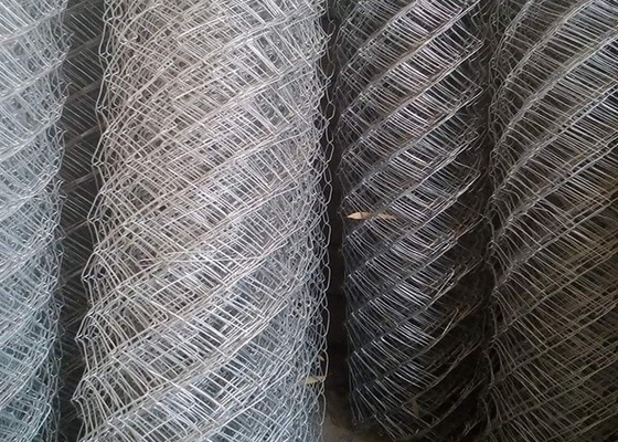Galvanisierter Kettenglied-Zaun-Fabric Pvc Coated-Rahmen