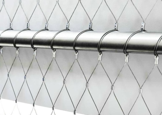 Flexibles EdelstahlDrahtseil Kabel-Mesh Stainless-Stahlkabelmaschen-Zoomasche