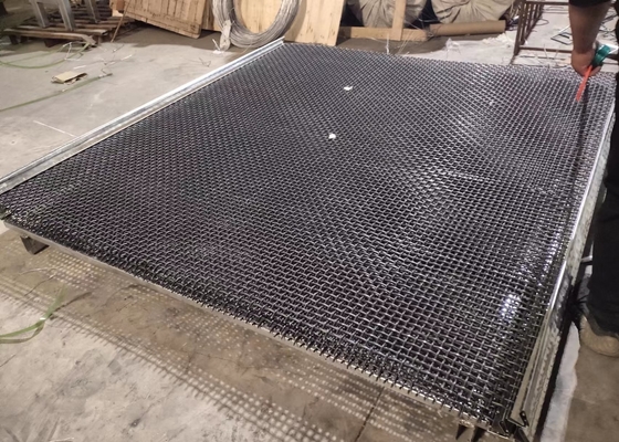 Edelstahl-Vibrationsgitter aus verzinktem Metall mit Leinwandbindung