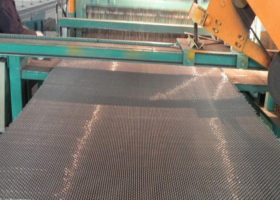 Crimp Woven Vibrating Screen Mesh haben Haken für den Bergbau