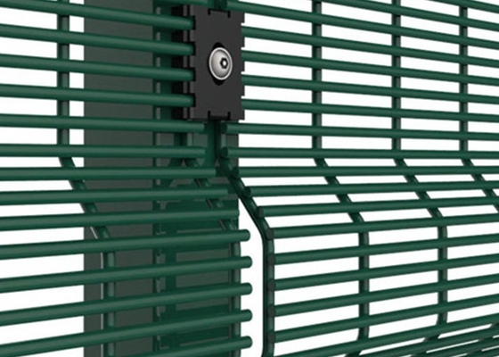 PVC beschichtete galvanisiertes tragbares Zaun-Panel Customs 6 der Sicherheits-358 geschweißtes Messgerät