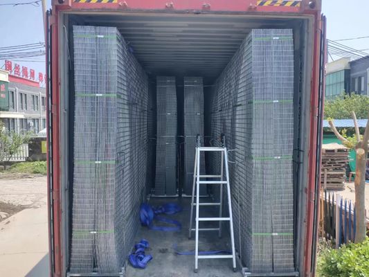 Edelstahl geschweißtes heißes des Draht-2x2 Mesh Panel-6mm eingetaucht galvanisiert