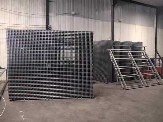 1m*2m galvanisierte geschweißten Draht Mesh Panels Sheet 10 x 10 cm die hohe Verstärkung