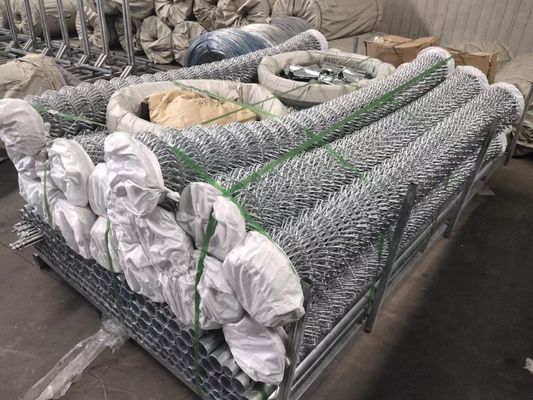 3 Ft 9 heißes des Messgerät-Kettenglied-Zaun-3.7mm *75mm eingetaucht galvanisierte