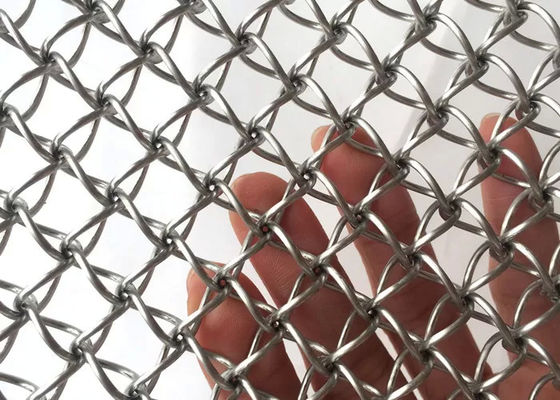 Iso9001 2 mm Edelstahl Ring Mesh Screen für Dekoration