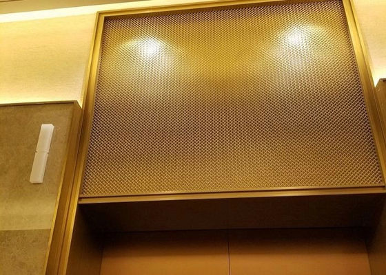 0.5mm Architekturgewebtes Drahtnetz T304 gekrempelt