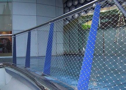 Diamantloch 1 2 Zoll 3 Zoll 304 316L Edelstahl Flexible Drahtseilnetz für Bieten Aviary
