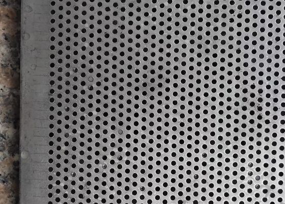 0.6mm Loch 80mm Breite Edelstahl Perforationsblech Rundloch