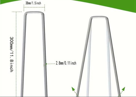 Verzinkte Landschaftsklammern U-förmige Rasenfläche Nagel