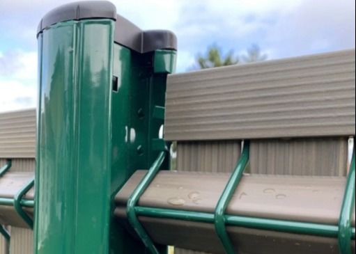 3D-Design 60x60mm gebogener Metallzaun für den Garten