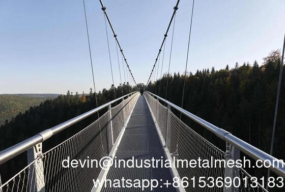 Ss 304 316 Zoo-Drahtnetz aus Edelstahl Drahtseil-Seil Vogelgartennetz zum Schutz von Vögeln