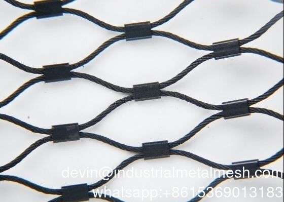 Ferrule Diamant Edelstahl Drahtseilnetz für Geländer