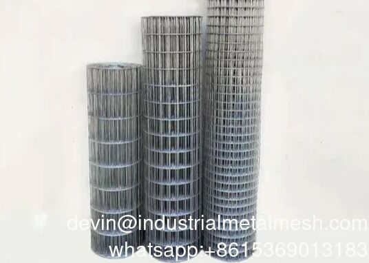 Quadratisch gewebtes Eisendrahtgeflecht, verzinktes Stahldrahtgewebe, Maschendraht für Geflügel, geschweißtes Drahtgeflecht