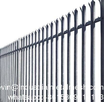 Galvanisierter Palisadenzaun im europäischen Stil Stahlpalisadenzaun im DW-Stil Gartenpalisadenzaun Panel