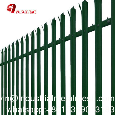 Metall Palisade Zaun D und W Form Palisade Sicherheitszaun System
