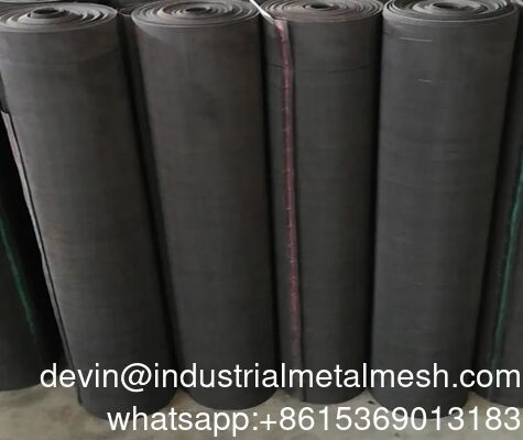 Plain Weave Stainless Steel Wire Mesh 0.02-5.0mm Leichtes Stahldrahtnetz/Schwarzes Eisendrahtgewebe