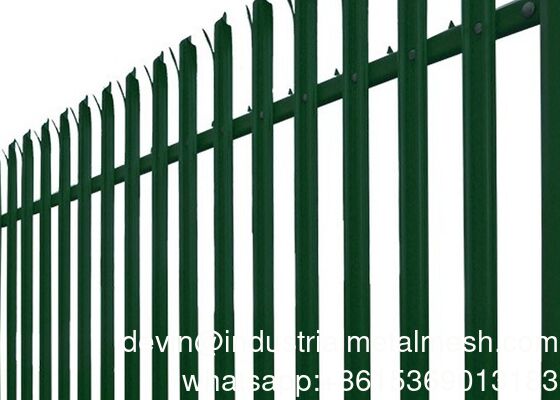 Metall Palisade Zaun D und W Form Palisade Sicherheitszaun System