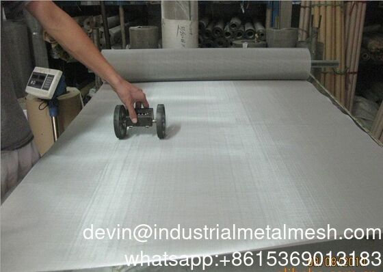 100/150/180/200 Mesh Ss 304 316 316L aus Edelstahl Gewebtes Drahtnetz
