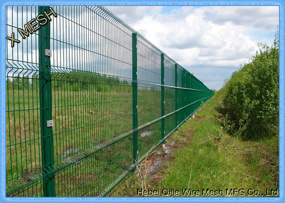 Maschendraht-Zaun-Platten PVCs überzogene, Metalldraht-Zaun-Maschenweite 50*200mm