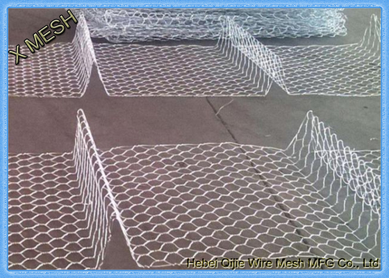 8x10cm öffnende geschweißte Gabion Körbe heiße eingetauchte galvanisierte gesponnene Stahl-Stützmauer Reno Matress