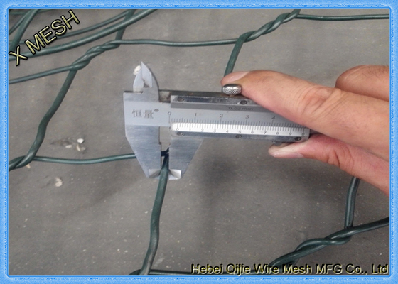 Beschichtetes PVC verzinken Aluminiumbeschichtung galvanisierte geschweißten Mesh Gabion Barrier Basket für Militär