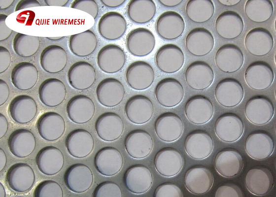 Schönheit, die runde Loch-Form Metallmasche durchlöcherte, galvanisierte 5-10mm Durchmesser