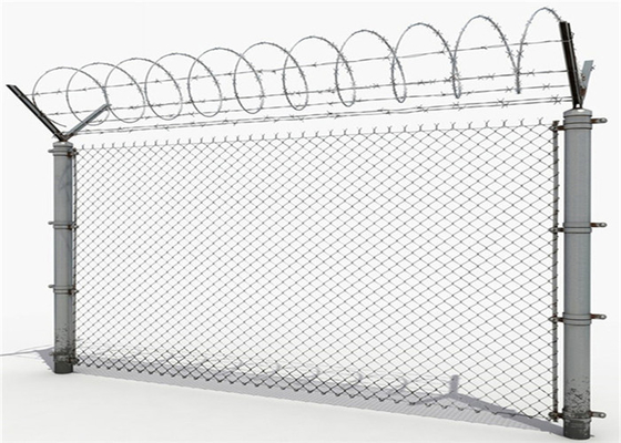 6ft x 50ft 9 industrielles Kettenglied-Fechten des Messgerät-1.2m
