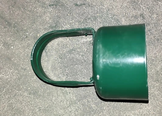 Heißer eingetauchter galvanisierter 60mm Kettenglied-Zaun Loop Cap des Posten-