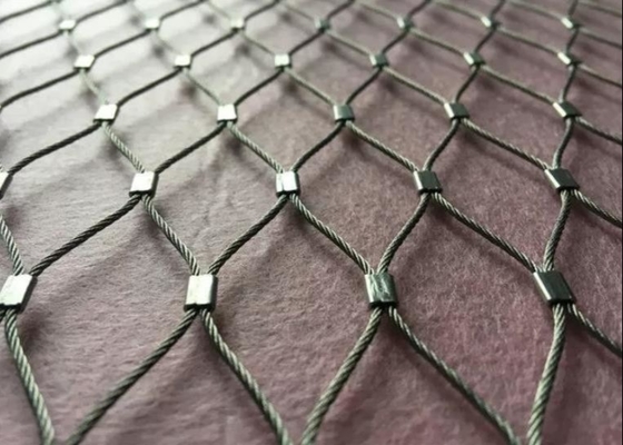 X neigen 7 × 7 1.5mm Draht-Edelstahl Webnet-Zwingen-Kabel